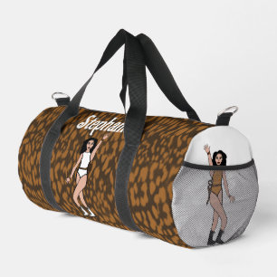 Gepersonaliseerde danser Leopard Lint #2 Plunjezak
