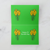 Gepersonaliseerde de dagsjabloon van heilige David Kaart (Binnen)