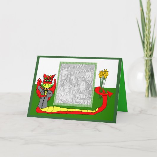 Gepersonaliseerde de dagsjabloon van heilige David Kaart (Voorkant)