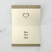 Gepersonaliseerde de Douane van de Liefde van Kaart (Binnen)