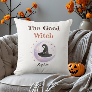 Gepersonaliseerde De Goede Heks – Halloween Kussen