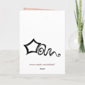 GEPERSONALISEERDE de Kaart van de Verjaardag van (Achterkant)