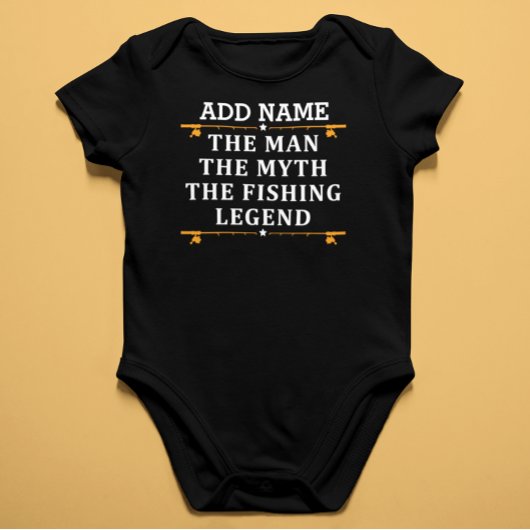 Gepersonaliseerde De Man De Mythe De Vislegend B Romper