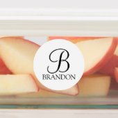 Gepersonaliseerde de Monogram en Etiketten van het Labels (Aangebracht)