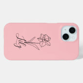 Gepersonaliseerde december Narcissus Geboortebloem Case-Mate iPhone Case (Achterkant (horizontaal))