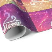 Gepersonaliseerde decoratieve kerst cadeaupapier (Rol Hoek)