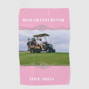 Gepersonaliseerde Decoratieve stijl Foto Golf Tpwe Golfhanddoek