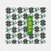 gepersonaliseerde deken voor de universiteit (Voorkant (Horizontaal))