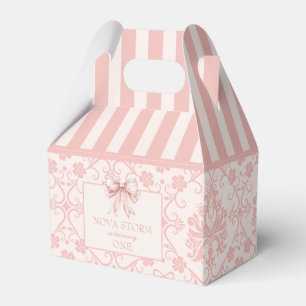 Gepersonaliseerde demask Blush Roze Coquette Verja Bedankdoosjes