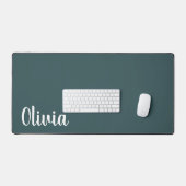 Gepersonaliseerde Desk Mat met Naam | Aangepaste M (Keyboard & Muis)