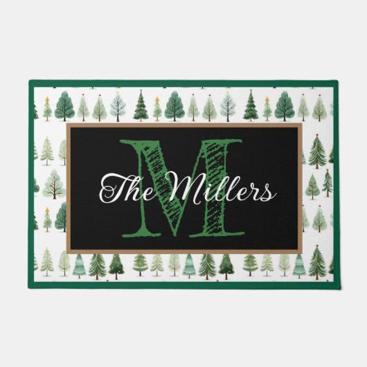 Gepersonaliseerde deurmat Kerstmis (Voorkant)