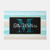 Gepersonaliseerde deurmat strand (Voorkant)