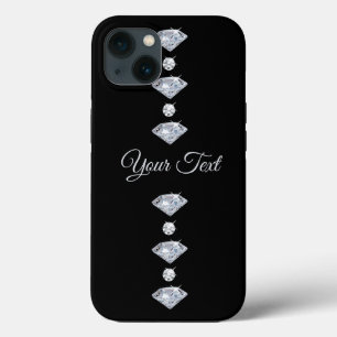 Gepersonaliseerde diamanten iPhone 13 hoesje