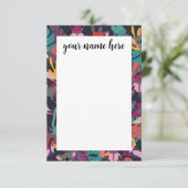 Gepersonaliseerde dieren Notecards Bedankkaart (Staand voorkant)