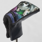 Gepersonaliseerde dierenfoto golfheadcover (3/4 voorkant)