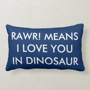 Gepersonaliseerde Dinosaur Lumbar Pillow Dino Deco Kussen