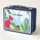 Gepersonaliseerde Dinosaurus Terug naar School Naa (Achterkant)