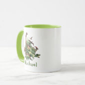 Gepersonaliseerde Dinosaurussen in de Mok van de K (Voorkant links)