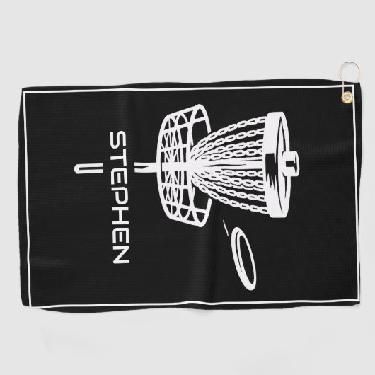 Gepersonaliseerde Disc Golf Handdoek (Horizontaal)