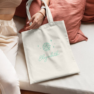 Gepersonaliseerde Disco Ball Bachelorette Tote Bag