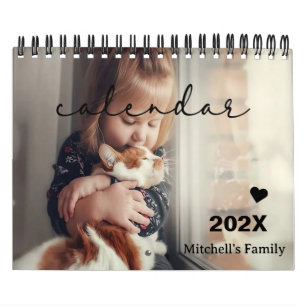Gepersonaliseerde DIY Gift Idee Aangepaste foto Kalender