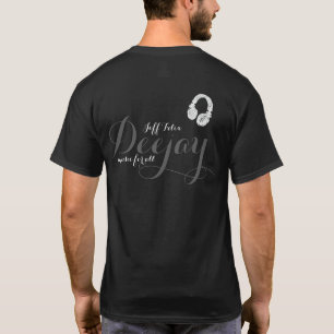 gepersonaliseerde DJ muziek voor iedereen T-shirt