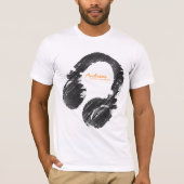 Gepersonaliseerde DJ T-shirt d.j. koel (Voorkant)