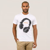 Gepersonaliseerde DJ T-shirt d.j. koel (Voorkant volledig)