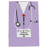 Gepersonaliseerde Doctor Medium Gift Bag Medium Cadeauzakje (Voorkant)