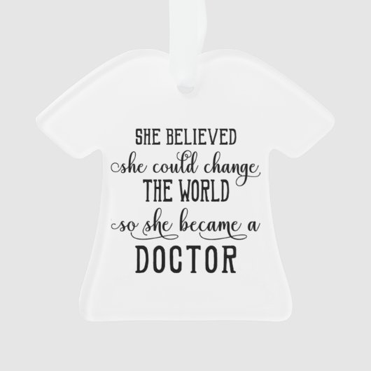 Gepersonaliseerde Doctor Ornament (voorkant)
