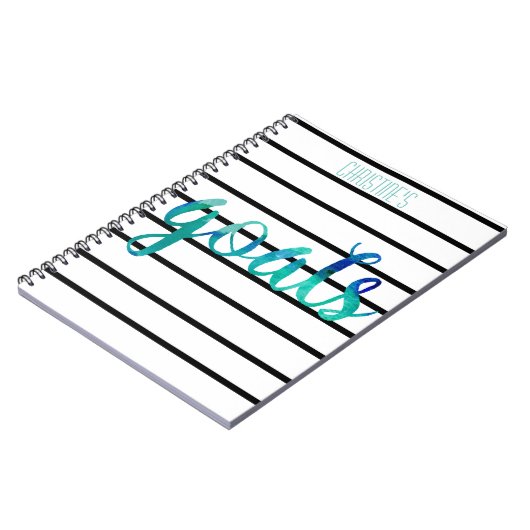 Gepersonaliseerde doelstellingen voor Waterverf Tr Notitieboek (Linkerzijde)