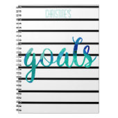 Gepersonaliseerde doelstellingen voor Waterverf Tr Notitieboek (Voorkant)