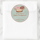 Gepersonaliseerde Donut Recept Stickers (Tas)