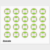 Gepersonaliseerde Doodle Lijst Stickers (Vel)