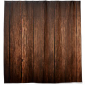 Gepersonaliseerde douche gordijn schuur hout land (Voorkant)