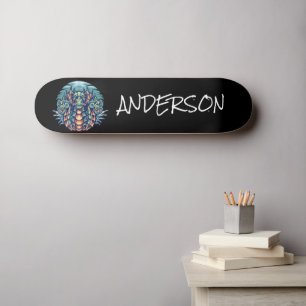 Gepersonaliseerde draak skateboard