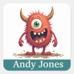 Gepersonaliseerde draak stickers kleurrijk