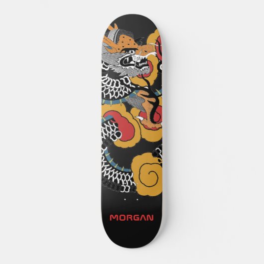Gepersonaliseerde drakenskateboard skateboard (Voorkant)