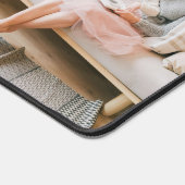 Gepersonaliseerde drie foto desk mat (Hoek)