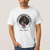 Gepersonaliseerde Duitse schorthaired Pointer SAP T-shirt (Voorkant)