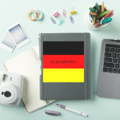 Gepersonaliseerde Duitse vlag Sticker (iPad Cover)