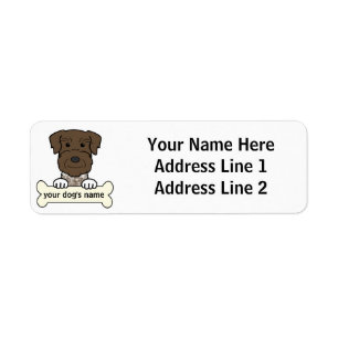 Gepersonaliseerde Duitse Wirehaire Pointer Etiket