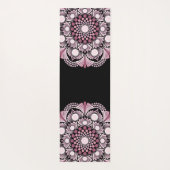 Gepersonaliseerde Dusky Roos Boho Floral Dot Manda Yogamat (Achterkant)