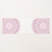 Gepersonaliseerde Dusky Roos Confetti Lace Dot Man Yogamat (Achterkant (horizontaal))