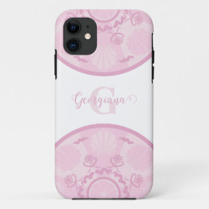 Gepersonaliseerde Dusky Roos Grand Millennial Mand iPhone 11 Hoesje