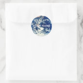 Gepersonaliseerde Earth Sticker (Tas)