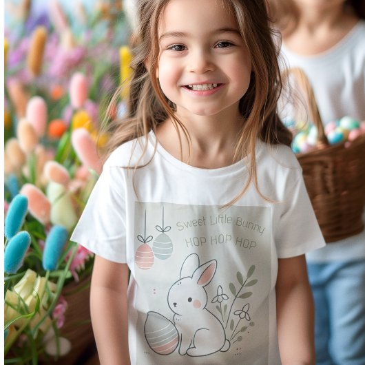 Gepersonaliseerde Easter Bunny Kinderen T-shirt