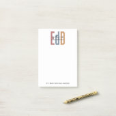 Gepersonaliseerde EdD Doctor of Education Afstuder Post-it® Notes (Op bureau)