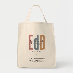 Gepersonaliseerde EdD Doctor of Education Afstuder Tote Bag