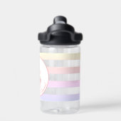 Gepersonaliseerde Eenhoorn Dance Party Waterfles (Achterkant)